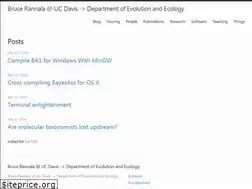 Sites similar to rannala.org