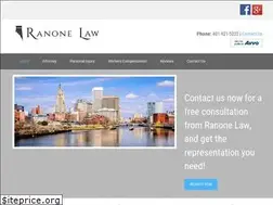 Sites similar to ranonelaw.com