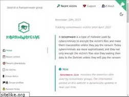 Sites similar to ransomware.live
