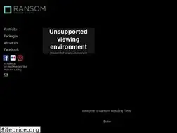 Sites similar to ransomweddingfilms.com