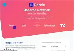 Sites similar to rantic.com