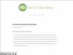 Sites similar to rantsandrambles.net