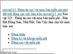 Sites similar to raovat321.net