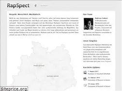 Sites similar to rap-spect.de