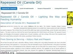 Sites similar to rapeseedcanolaoil.com