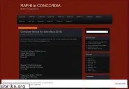 Sites similar to raphiinconcordia.wordpress.com