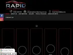 Sites similar to rapidcardetailing.com.au