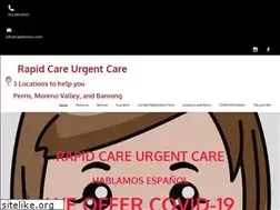 Sites similar to rapidcareuc.com
