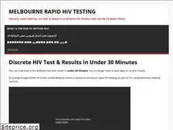 Sites similar to rapidhivtesting.com.au