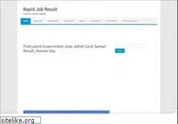 Sites similar to rapidjobresult.in