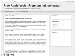 Sites similar to rapidleechlistworking.blogspot.com