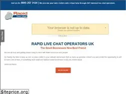 Sites similar to rapidlivechat.co.uk