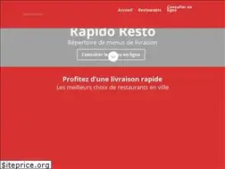 Sites similar to rapidoresto.ca