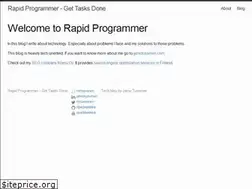 Sites similar to rapidprogrammer.com