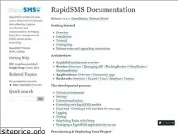 Sites similar to rapidsms.readthedocs.io
