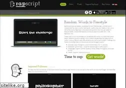 Sites similar to rapscript.net