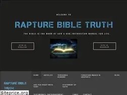 Sites similar to rapturebibletruth.com