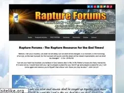 Sites similar to raptureforums.com
