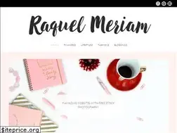Sites similar to raquelmeriam.com