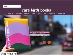 Sites similar to rarebirdsbooks.com