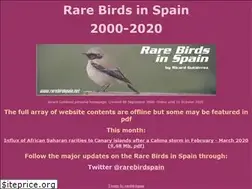 Sites similar to rarebirdspain.net