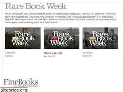 Sites similar to rarebookweek.org