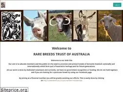 Sites similar to rarebreedstrust.com.au