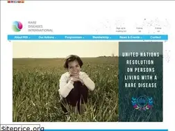 Sites similar to rarediseasesinternational.org