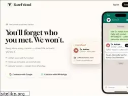 Sites similar to rarefriend.com
