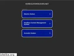 Sites similar to rareguitarheaven.net