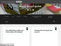 Sites similar to rarelywearslipstick.com