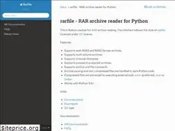 Sites similar to rarfile.readthedocs.io