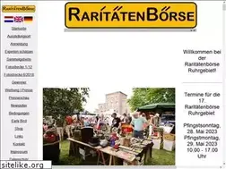 Sites similar to raritaetenboerse.com