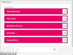 Sites similar to raskrutka.ml