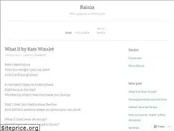 Sites similar to rastirainia.wordpress.com