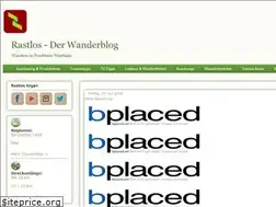 Sites similar to rastloswanderblog.de