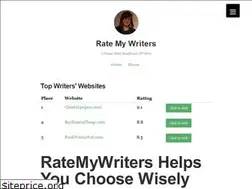 Sites similar to ratemywriters.com