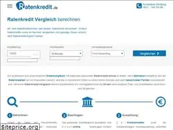 Sites similar to ratenkredit.de