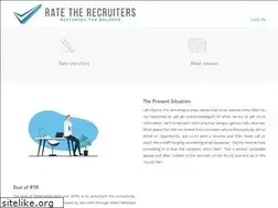 Sites similar to ratetherecruiter.com