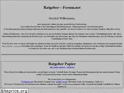 Sites similar to ratgeber---forum.net
