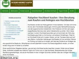 Sites similar to ratgeber-hochbeet-kaufen.de