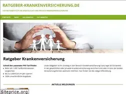 Sites similar to ratgeber-krankenversicherung.de
