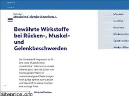 Sites similar to ratgeber-muskeln-gelenke-knochen.de