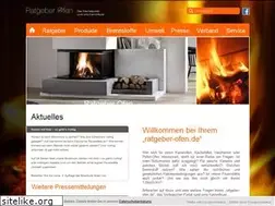 Sites similar to ratgeber-ofen.de