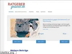 Sites similar to ratgebergesund.de
