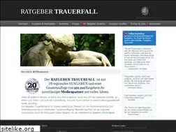 Sites similar to ratgebertrauerfall.de