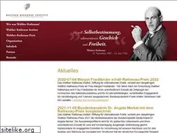 Sites similar to rathenau-stiftung.de