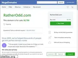 Sites similar to ratherodd.com