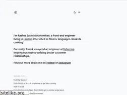 Sites similar to rathes.me