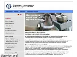 Sites similar to ratinger-hochdruck.de